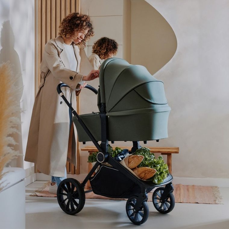 Lionelo, Mika Plus, wózek wielofunkcyjny, 3w1, Brown Rust