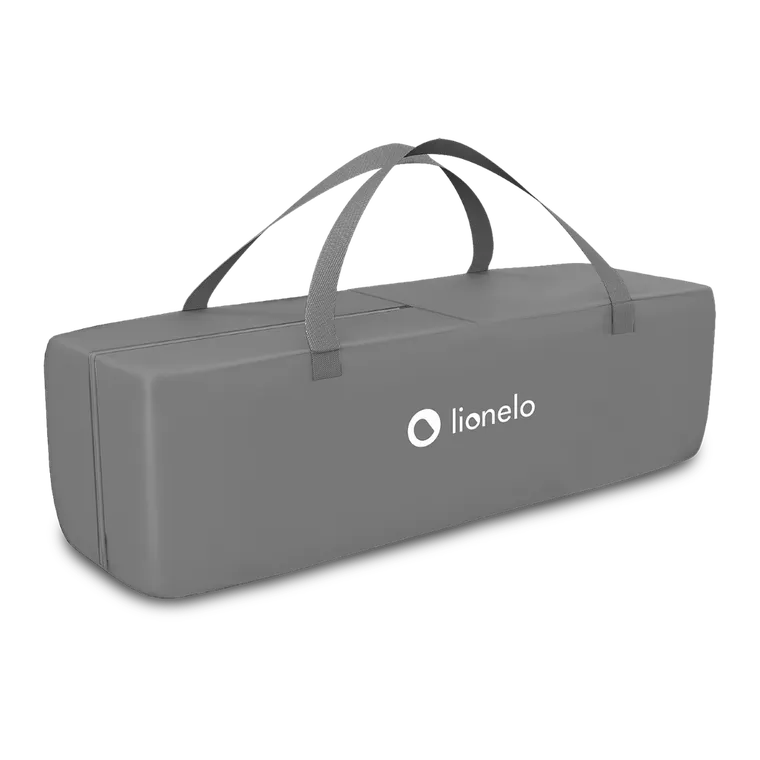 Lionelo, Stefi, łóżeczko turystyczne, Grey Concrette