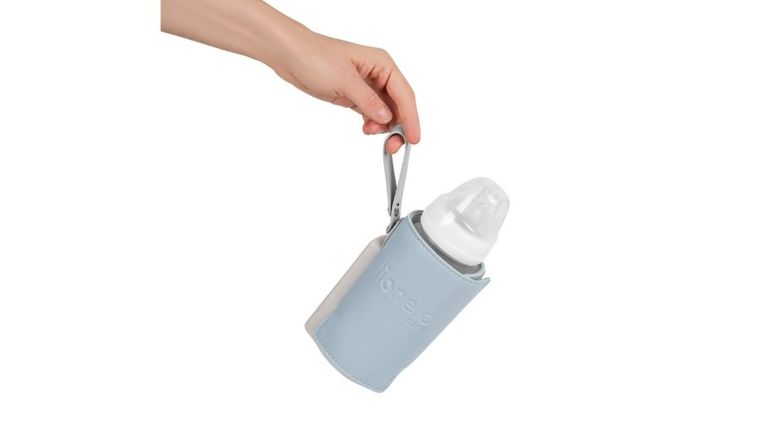 Lionelo, ThermUp Go, przenośny podgrzewacz do butelek, Blue Sky