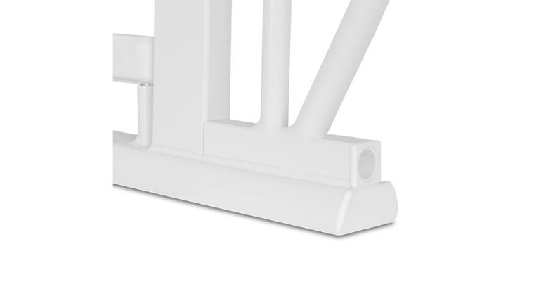 Lionelo, Truus Slim, bramka ochronna, White Natural, 75-105 cm