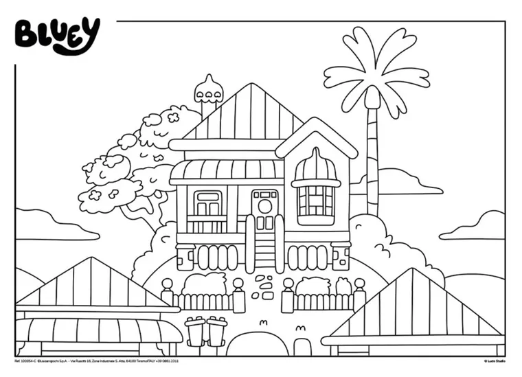 Lisciani, Bluey, puzzle dwustronne, 4-48 elementów