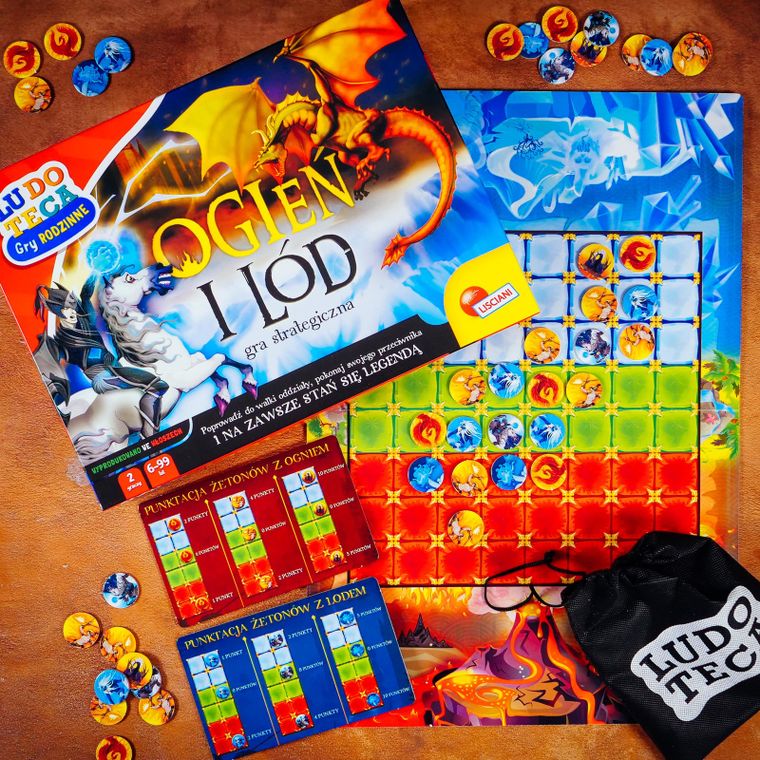 Lisciani, Ludoteca, Ogień i lód, gra rodzinna