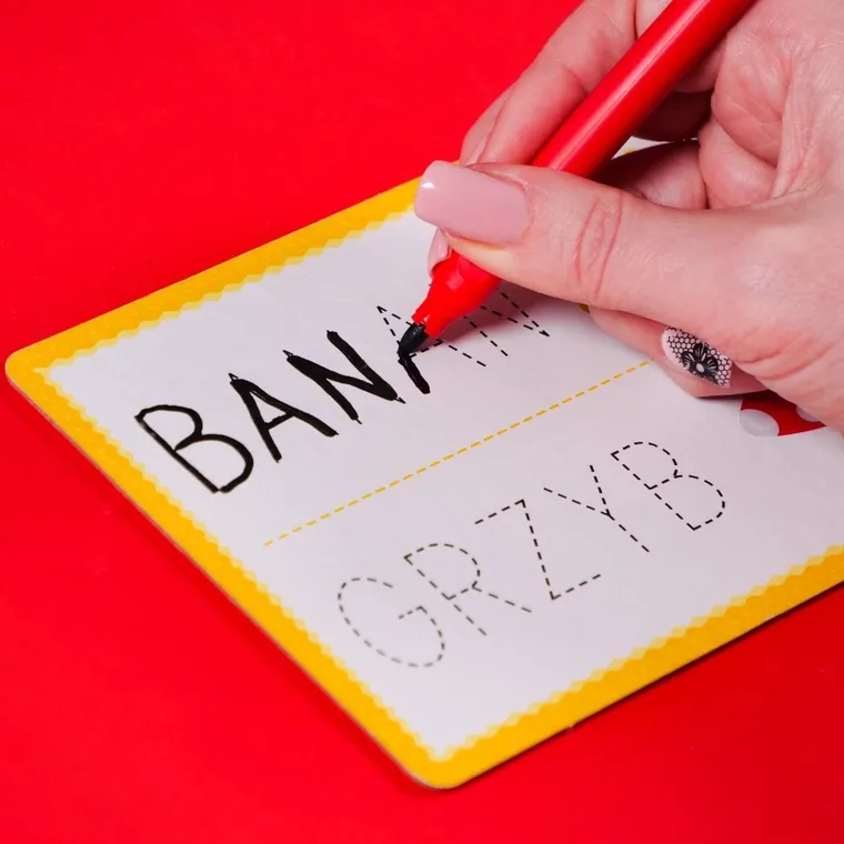 Lisciani, Montessori Pen, długopis z 32 tabliczkami, zestaw edukacyjny