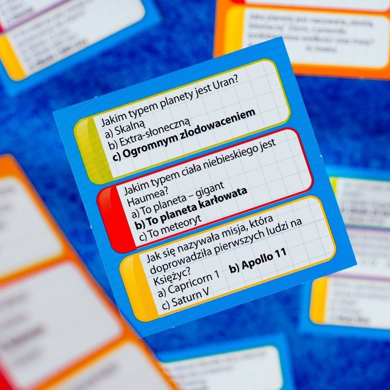 Lisciani, Quiz Planety i Gwiazdy, gra edukacyjna