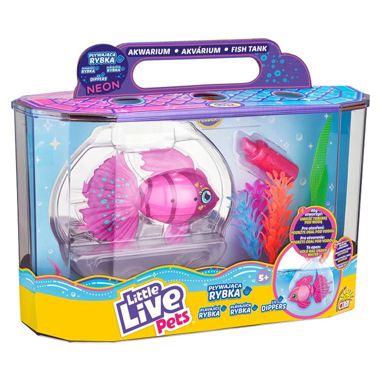 Little Live Pets, Rybka w akwarium, zabawka interaktywna