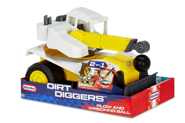 Little Tikes, Dirt Digger Minis, pojazd budowlany z kulą do wyburzania