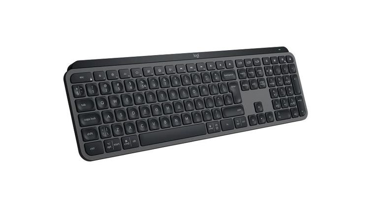 Logitech, MX Keys S, klawiatura bezprzewodowa, graphit