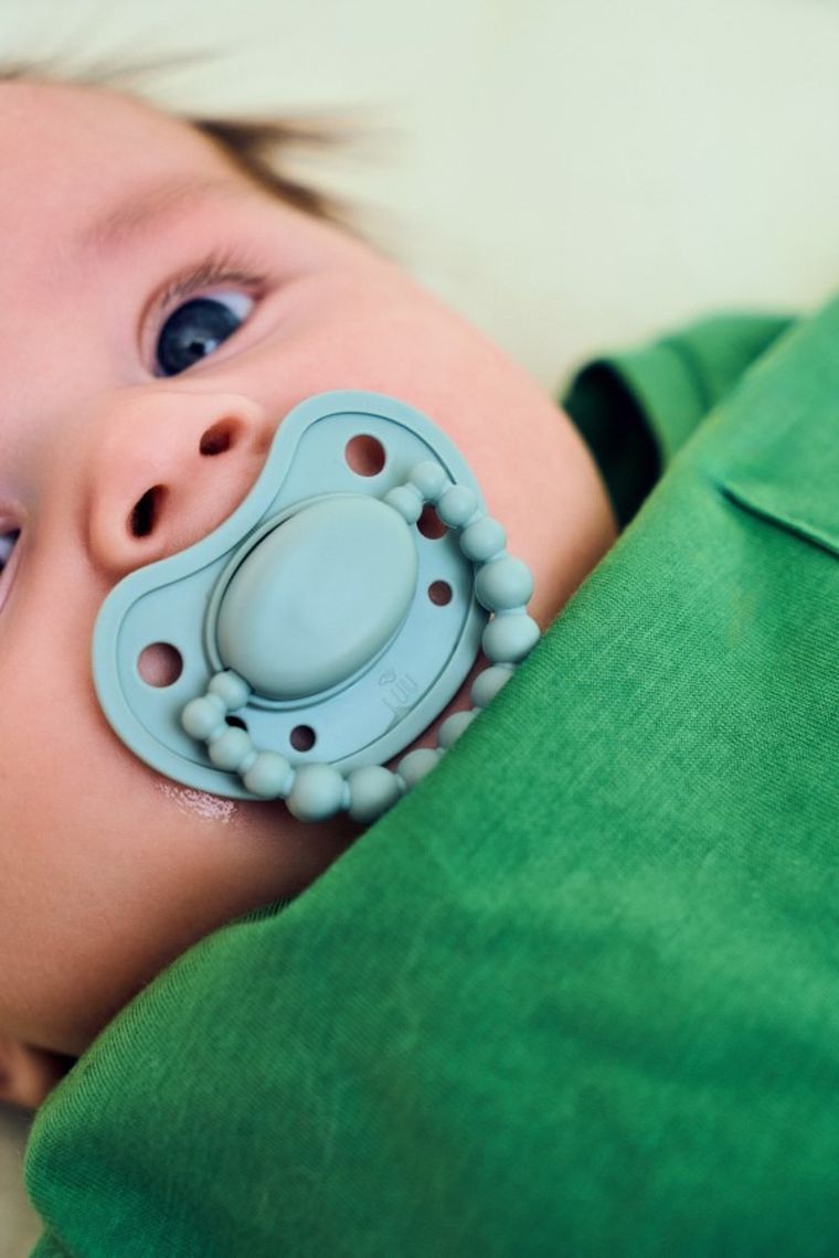 LUU Kids, smoczek pozycjonujący, Frozen Sage, 3-6m