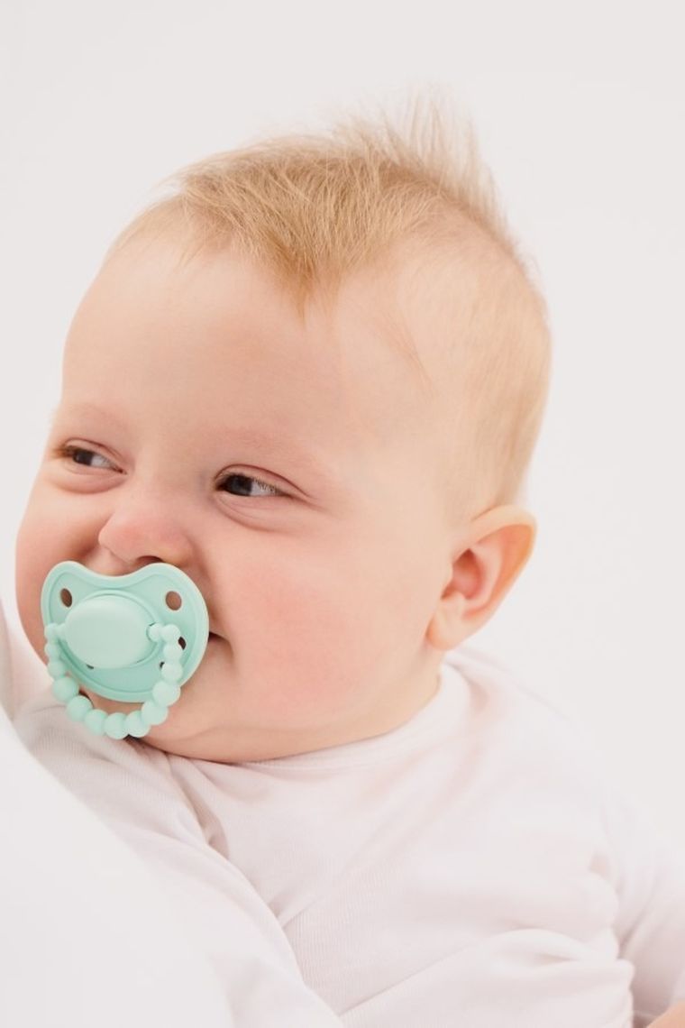 LUU Kids, smoczek pozycjonujący, Vivid Mint, 3-6m