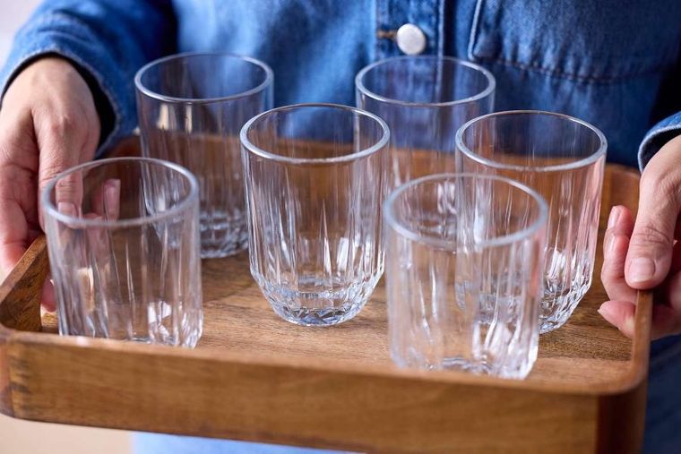 Lyngby Glas, Astrid, szklanki do wody, 250 ml, 6 szt.