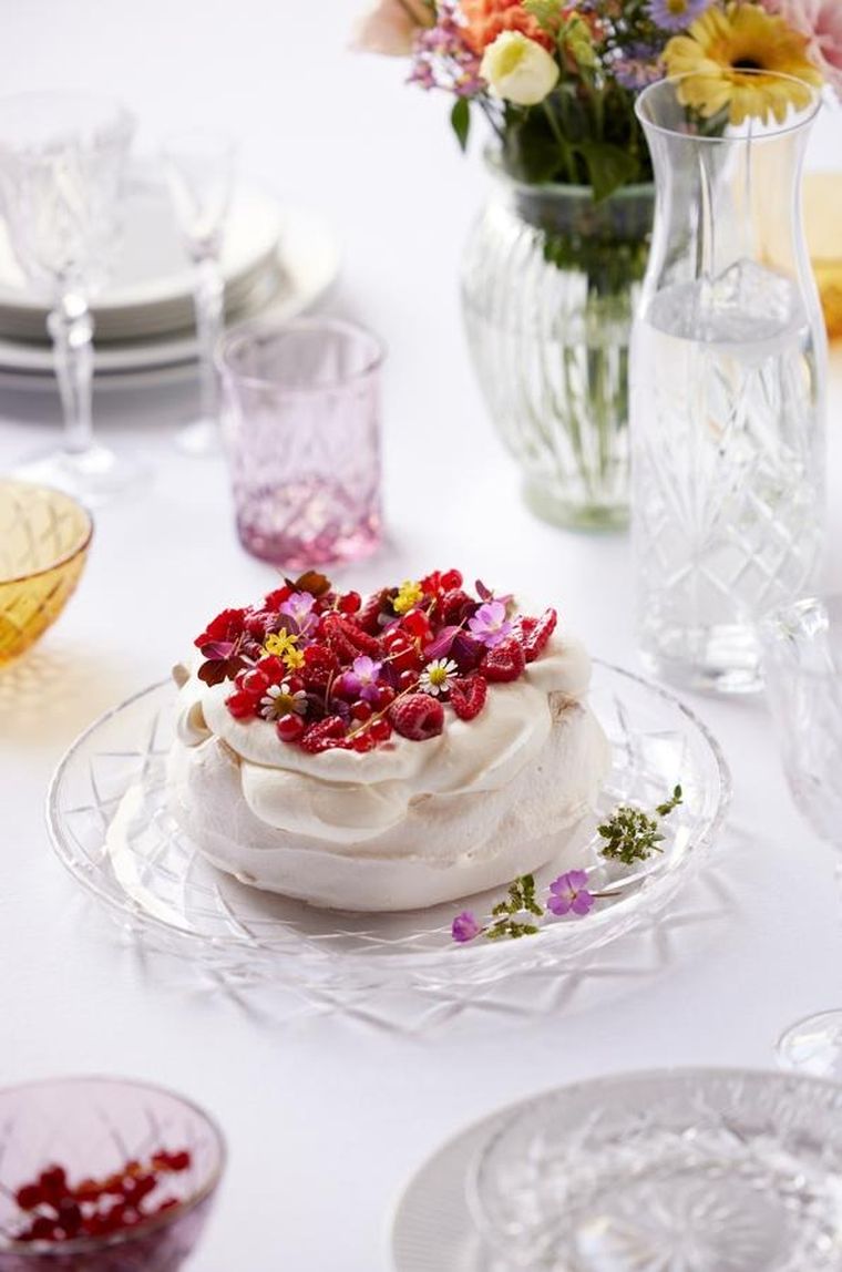 Lyngby Glas, miska Sorrento, 12 cm, 4 szt., różowa