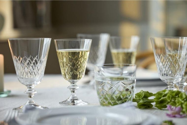 Lyngby Glas, szklanki do wody ze szkła kryształowego, Eaton, 300 ml, 2 szt.