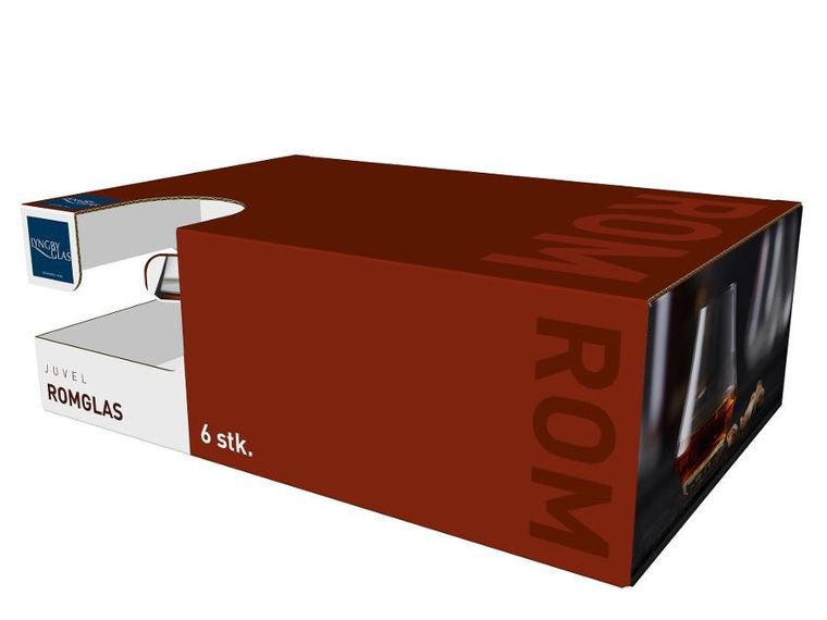 Lyngby Glas, szklanki na rum, Juvel, 290 ml, 6 szt.