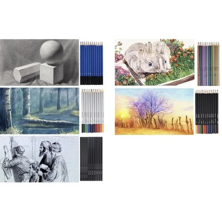 Maaleo, zestaw do szkicowania, 74 szt.