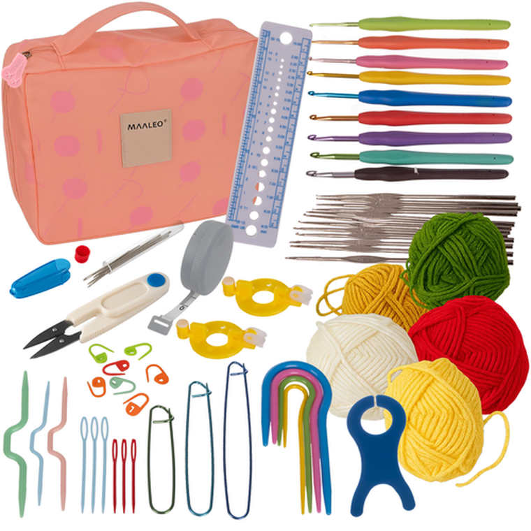 Maaleo, zestaw do szydełkowania, 58 elementów