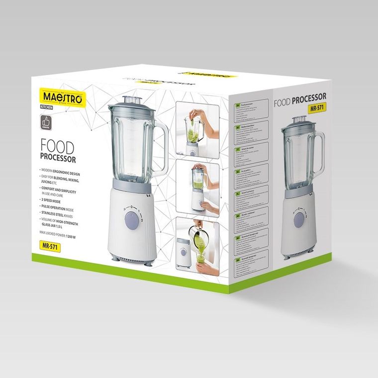 Maestro, blender kielichowy, 1200W, MR-571