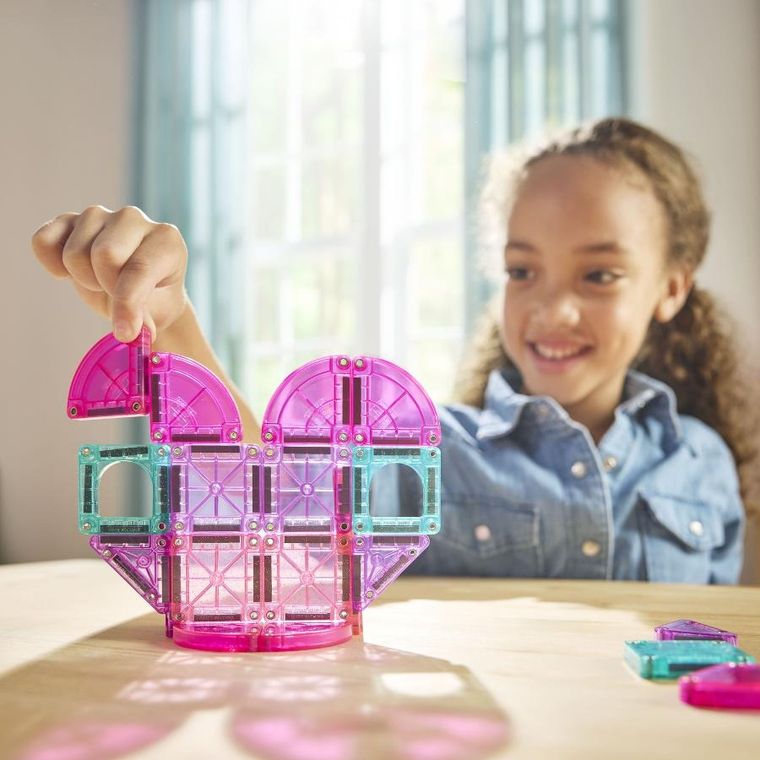 Magna-tiles, Travel microMAGS Heart to Heart, klocki magnetyczne, 26 elementów