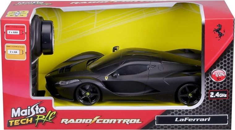 Maisto Tech, La Ferrari, model zdalnie sterowany, czarny, 1:24