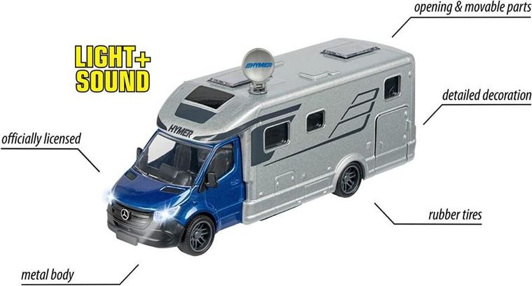 Majorette, Hymer B-Class, kamper, 19 cm