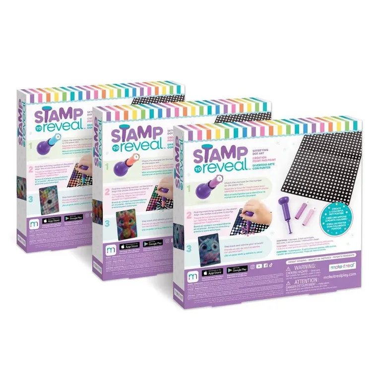 Make it real, zestaw do kropkowania po numerach, jednorożec, zabawka kreatywna