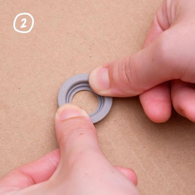 Makedo, Roto-Ring, zestaw pierścieni obrotowych, 16 elementów