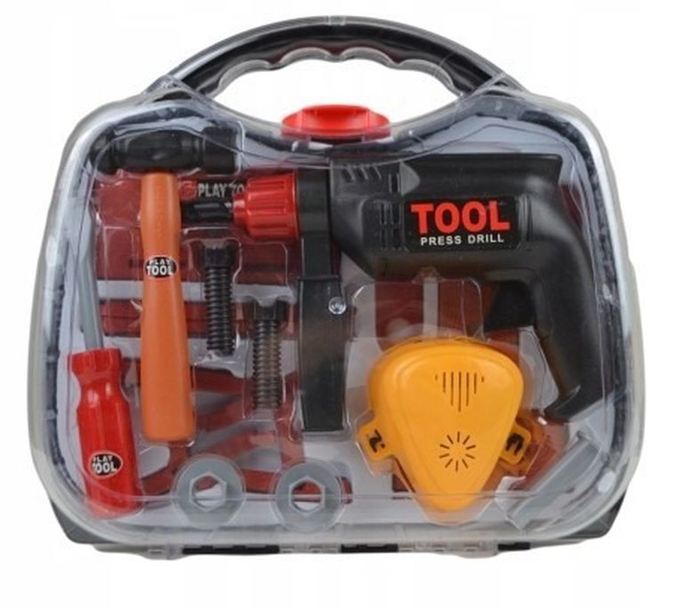 Maksik, narzedzia budowlane w walizce