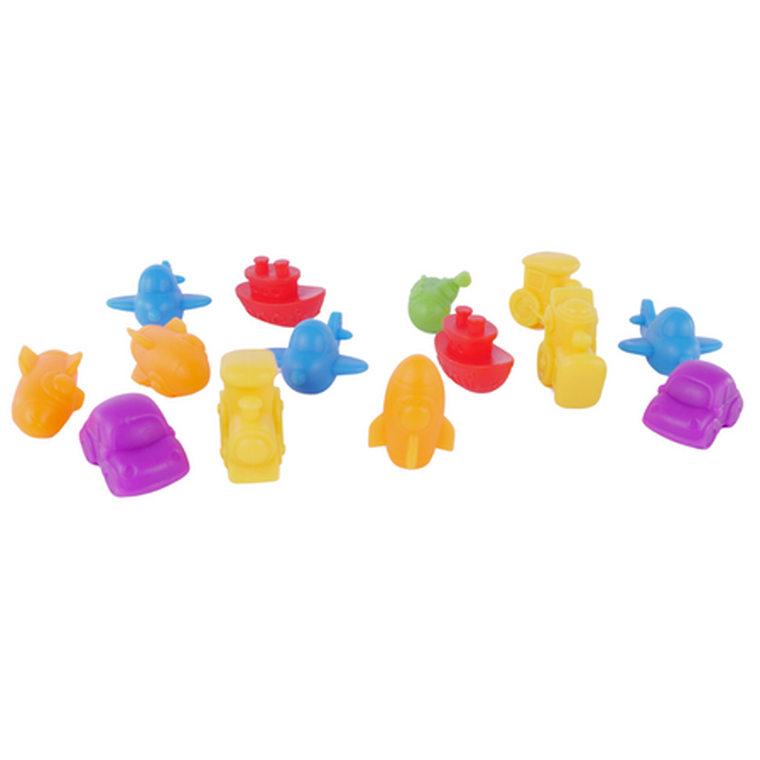 Maksik, Środki transportu, nauka kolorów i liczenia, zestaw edukacyjny