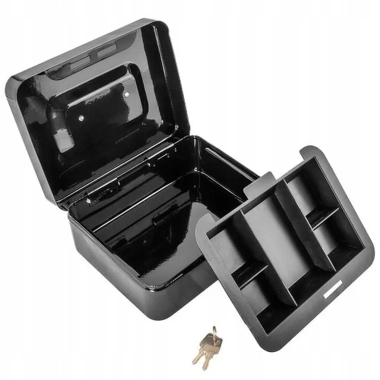 Malatec, kasetka na pieniądze, czarna