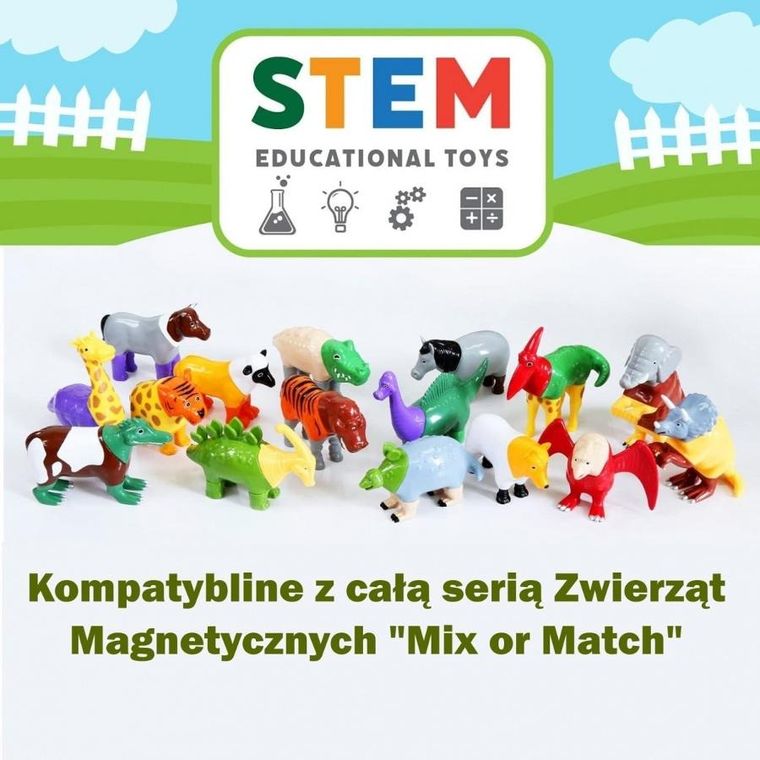 MalBlo, Magnetic, mini zwierzęta gospodarskie, zestaw figurek