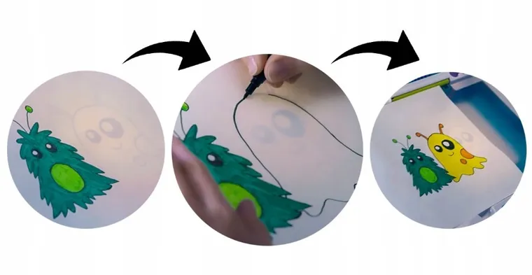 Maped Creativ, podświetlana tablica z szablonami do odrysowywania