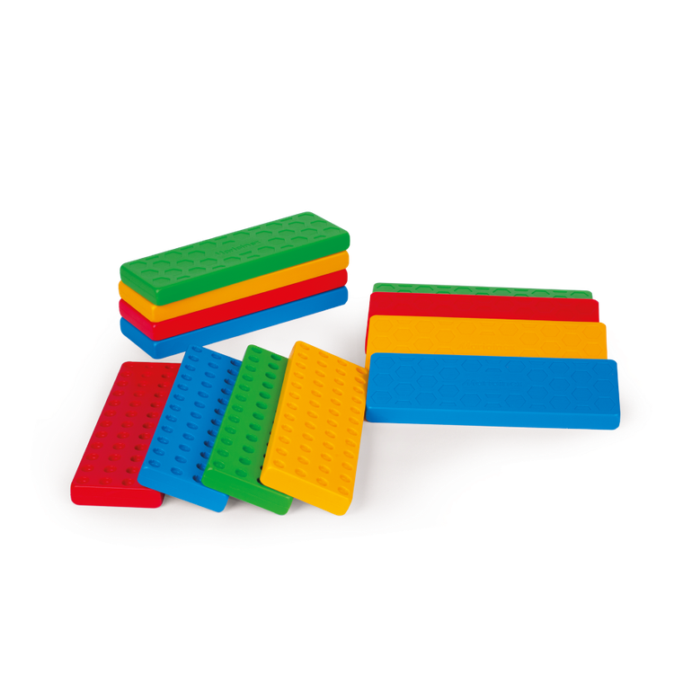 Marioinex, cegły junior, platformy dydaktyczne z klockami XL, 28 elementów