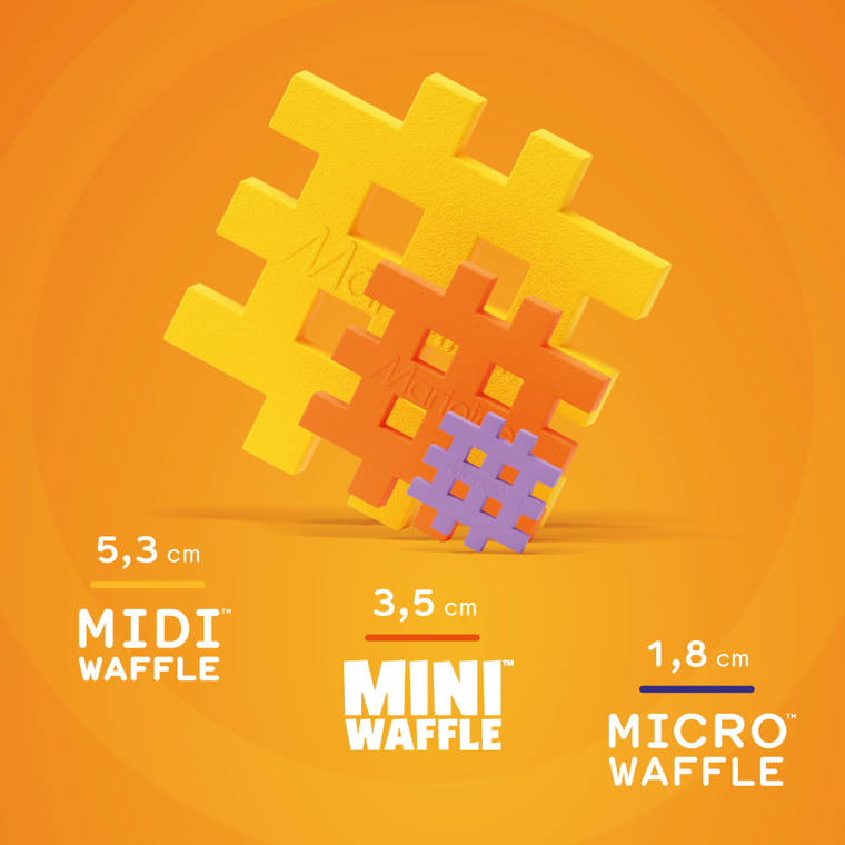 Marioinex, Mini Waffle, City, Akcja Strażacka, klocki konstrukcyjne, 148 elementów