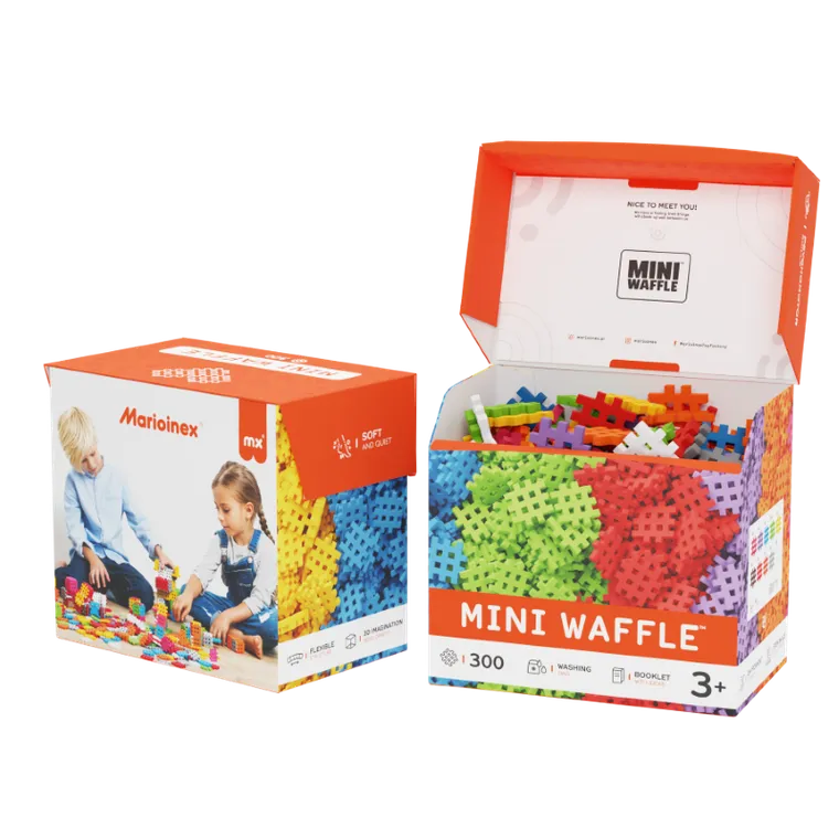 Marioinex, Mini Waffle, klocki konstrukcyjne, 300 elementów