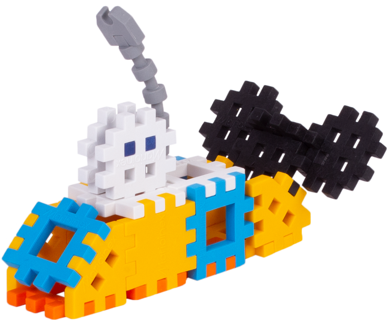 Marioinex, Mini Waffle, Konstruktor, klocki konstrukcyjne, 140 elementów