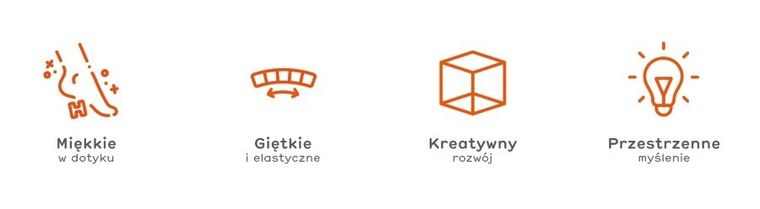 Marioinex, Mini Waffle, Pastel, klocki konstrukcyjne, 70 elementów