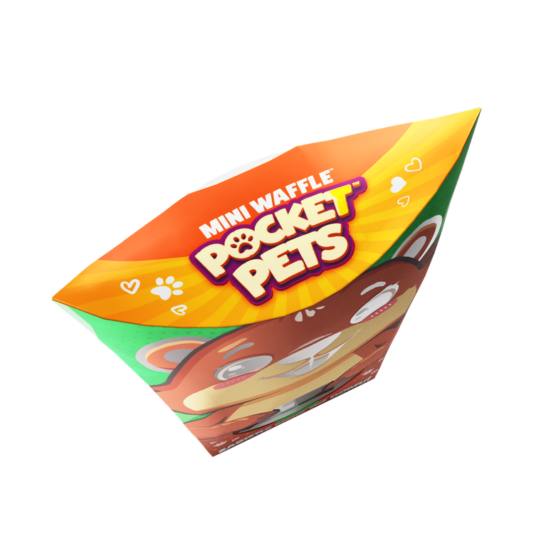 Marioinex, Mini Waffle, Pocket Pets, Bóbr, klocki konstrukcyjne, 25 elementów