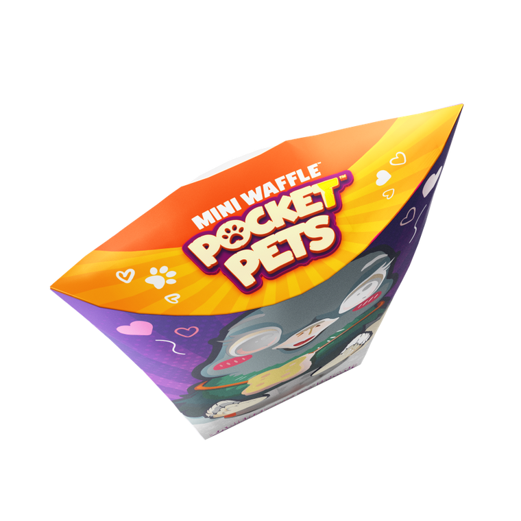 Marioinex, Mini Waffle, Pocket Pets, Gołąb, klocki konstrukcyjne, 16 elementów