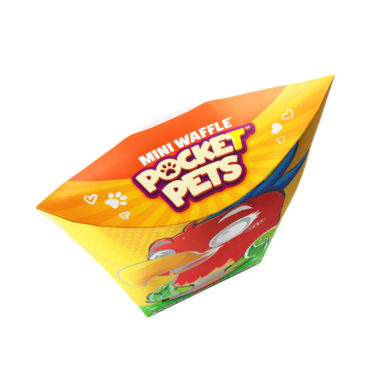 Marioinex, Mini Waffle, Pocket Pets, Papuga, klocki konstrukcyjne, 25 elementów