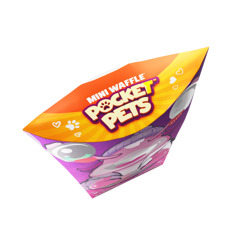 Marioinex, Mini Waffle, Pocket Pets, Ślimak, klocki konstrukcyjne, 15 elementów