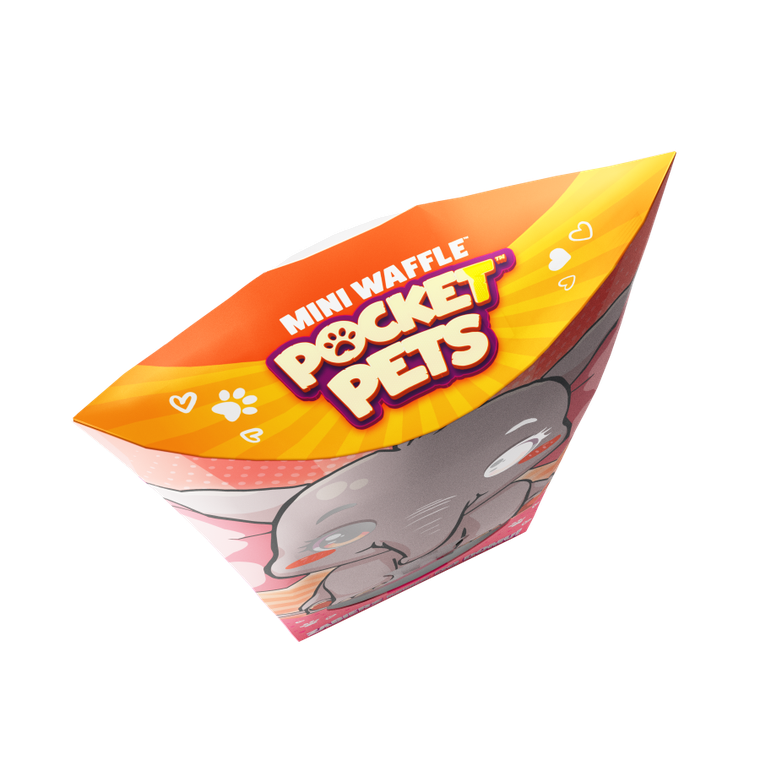 Marioinex, Mini Waffle, Pocket Pets, Słoń, klocki konstrukcyjne, 25 elementów