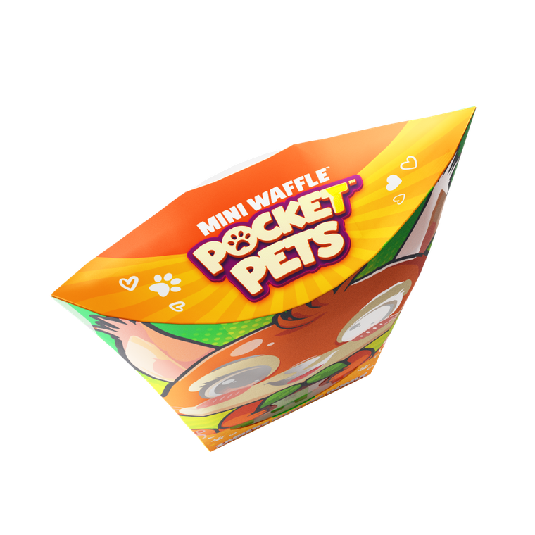 Marioinex, Mini Waffle, Pocket Pets, Wiewiórka, klocki konstrukcyjne, 34 elementy