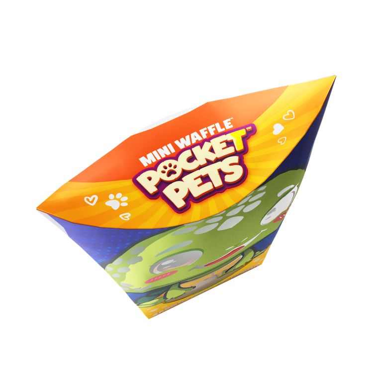 Marioinex, Mini Waffle, Pocket Pets, Żółw, klocki konstrukcyjne, 25 elementów