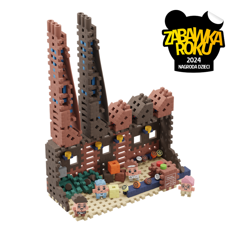 Marioinex, Mini Waffle, Wedel, Fabryka Czekolady, klocki konstrukcyjne, 230 elementów