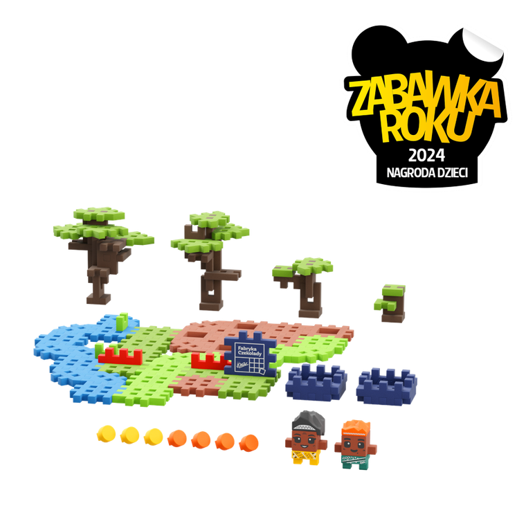 Marioinex, Mini Waffle, Wedel, Plantacja Kakao, klocki konstrukcyjne, 100 elementów