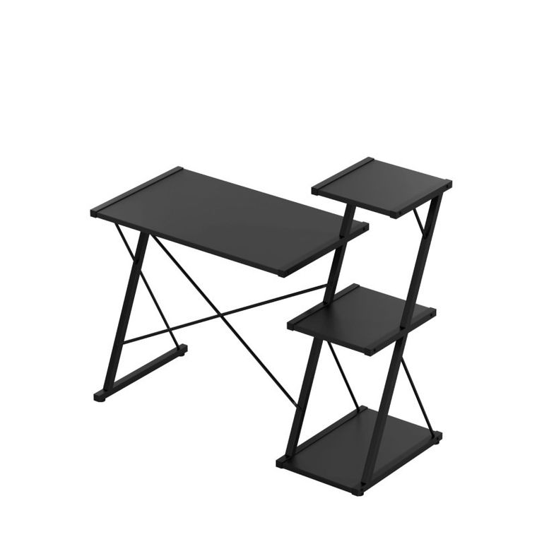 Mark Adler, Leader 3.5, biurko z półkami, Black, 116 cm