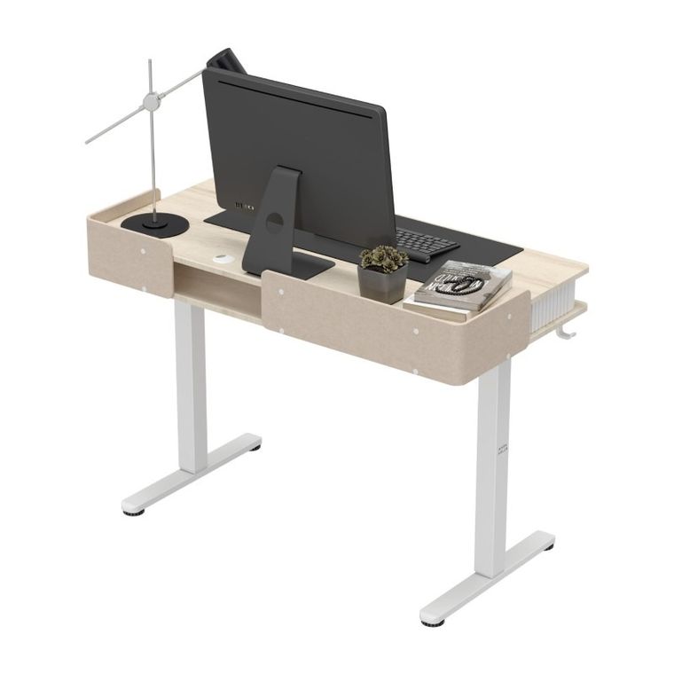 Mark Adler, Leader 8.0, biurko z regulacją wysokości, White, 120 cm