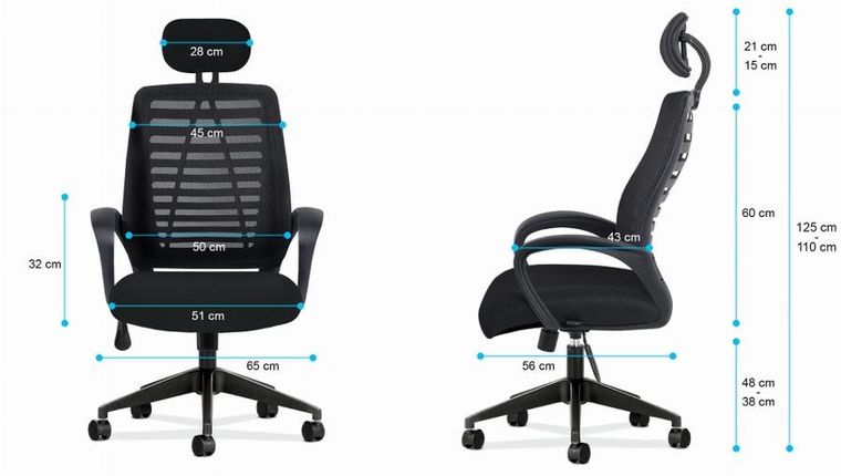 Mark Adler, Manager 2.1, fotel biurowy, Black