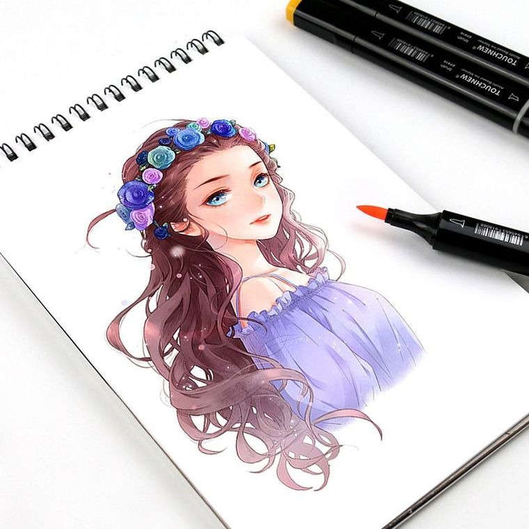 Markery alkoholowe, TOUCHFIVE PRO, dwustronne, 80 szt.