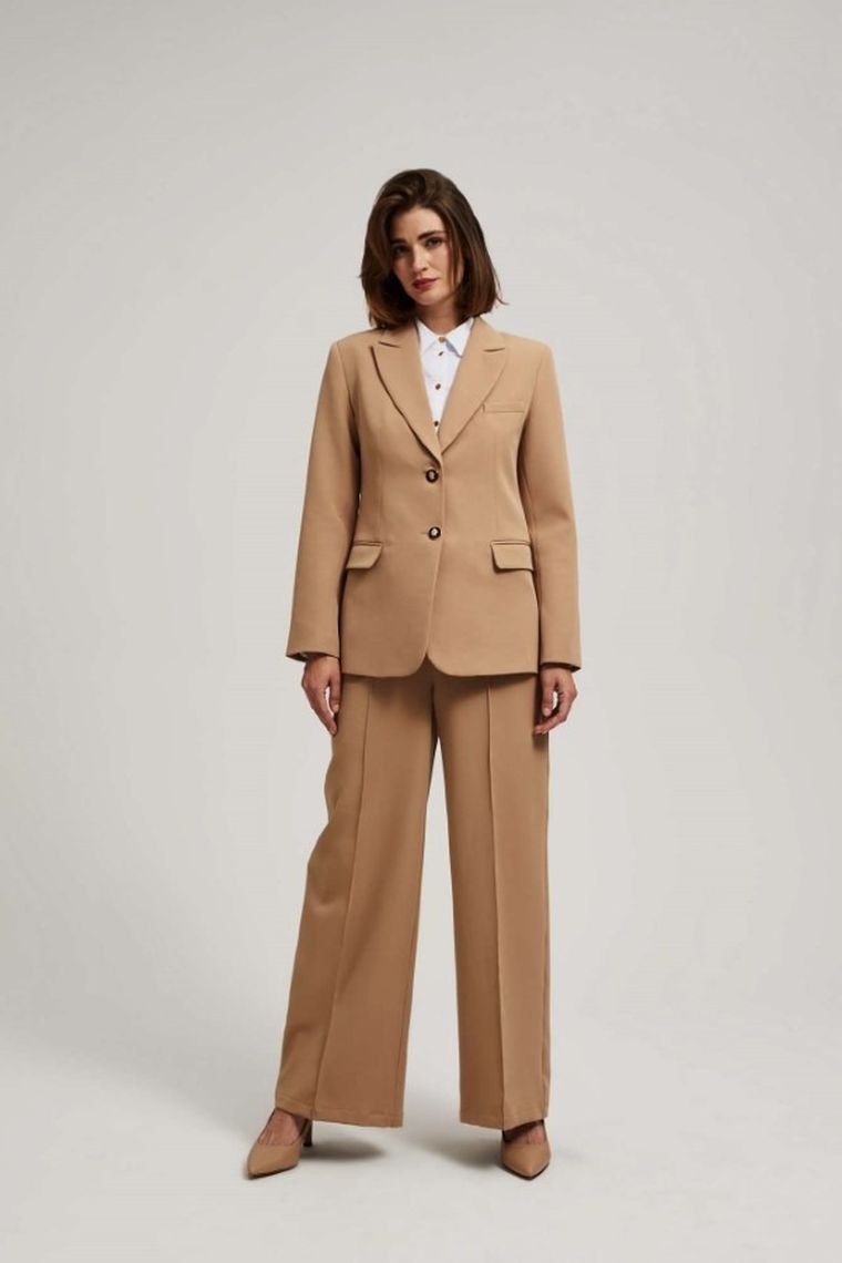 Marynarka damska, beżowa, Moodo