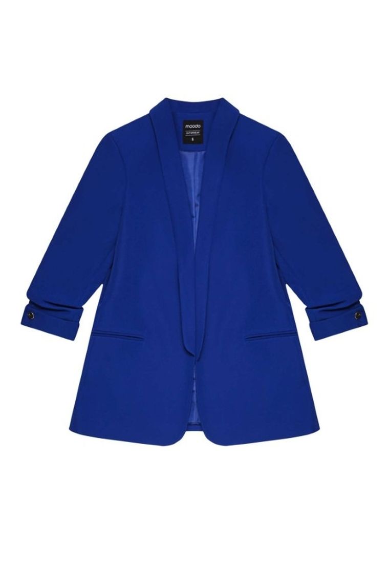 Marynarka damska, granatowa, Moodo